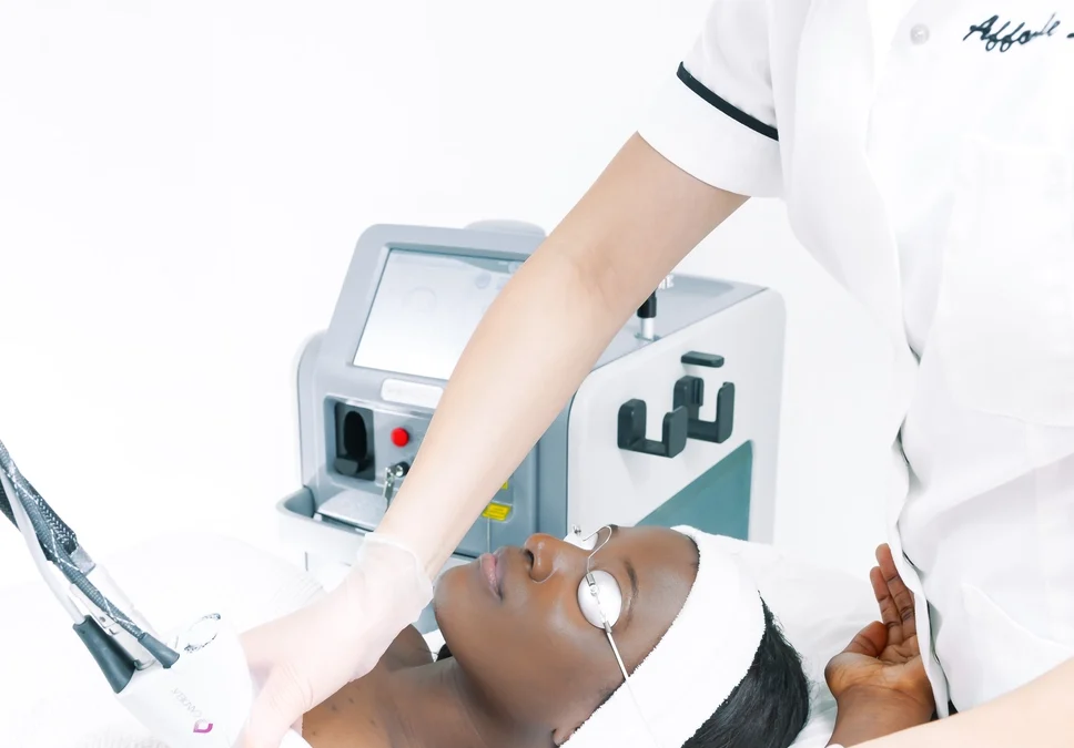 Laser system close-up